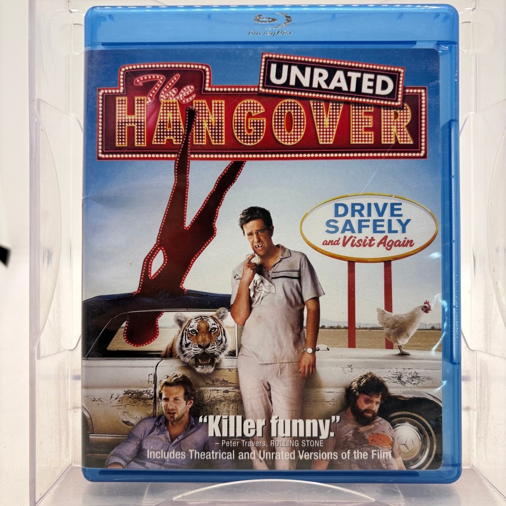 The Hangover Blu-ray Unrated Theatrical Versions Bradley Cooper Galifianakis